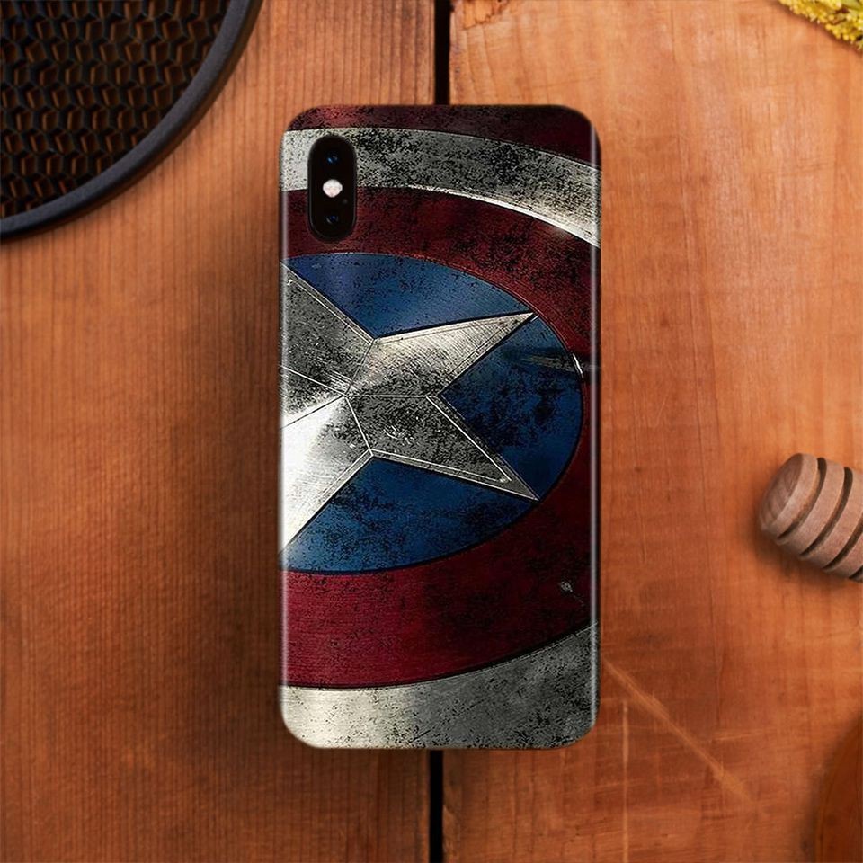 Miếng Dán Iphone, Dán Skin In Hình Captain, hình Avenger Cực Chất