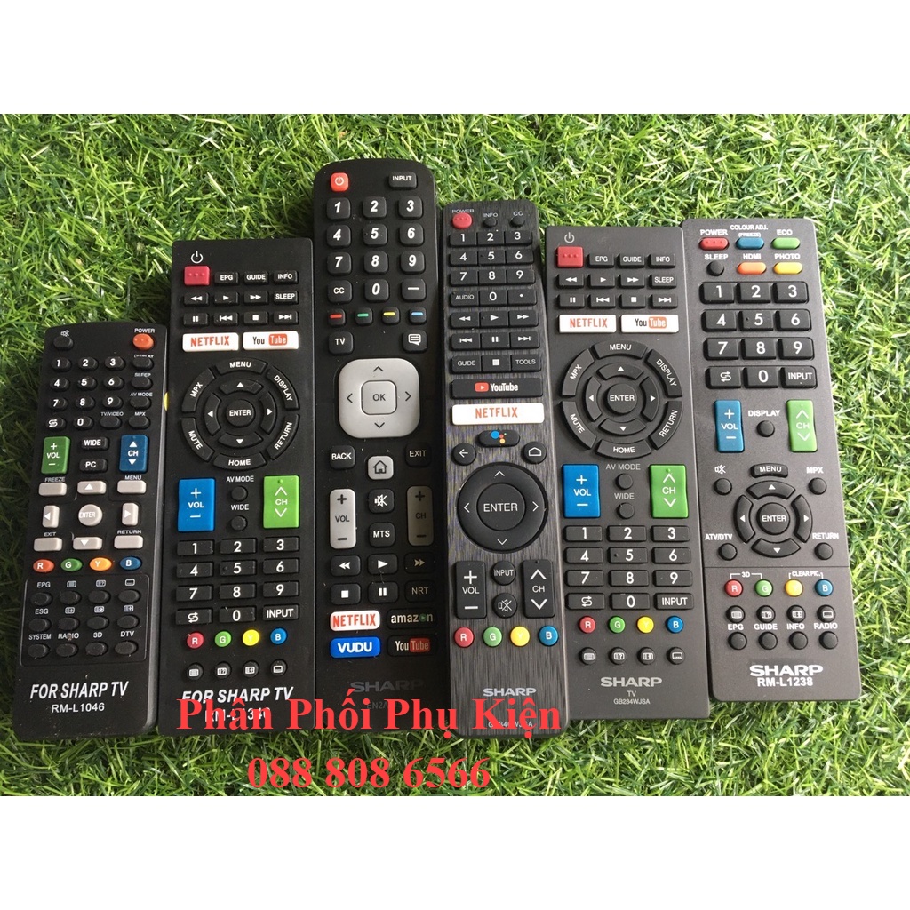 TỔNG HỢP CÁC LOẠI ĐIỀU KHIỂN TIVI LCD/LED/SMART mới 100% - HÀNG CAO CẤP