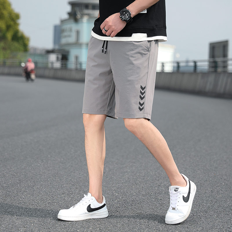 Men Shorts Summer Handsome Sports Short Pants Cropped Drawstring Trousers Men's Clothing M-4XL