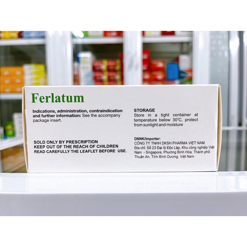 ✅ Ferlatum - Bổ sung sắt cho người bị thiếu máu