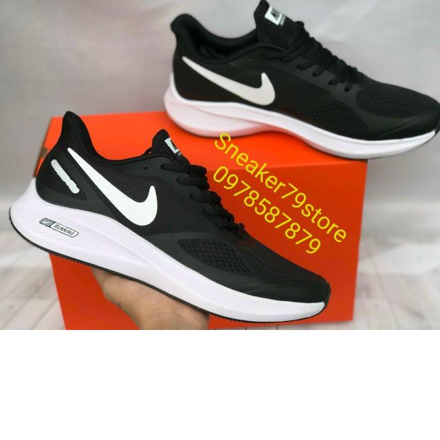 Giày Running Nike Zoom Pegasus 7X (20) Black/White [Chính Hãng - Full Box]