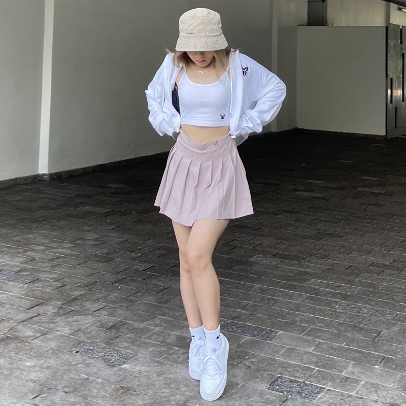 Áo ZIP UP HOODIE - áo khoác croptop khóa kéo | BigBuy360 - bigbuy360.vn