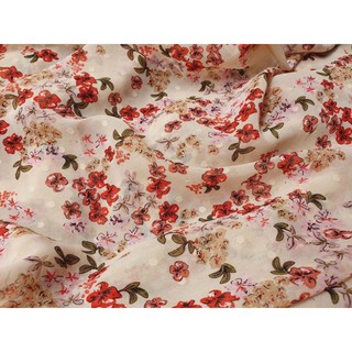 Giá Sỉ Vải voan hoa lụa dệt