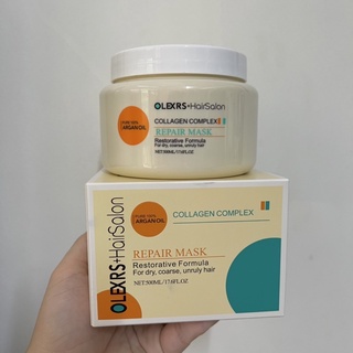 Kem hấp ủ tóc olexrs collagen anh 500ml