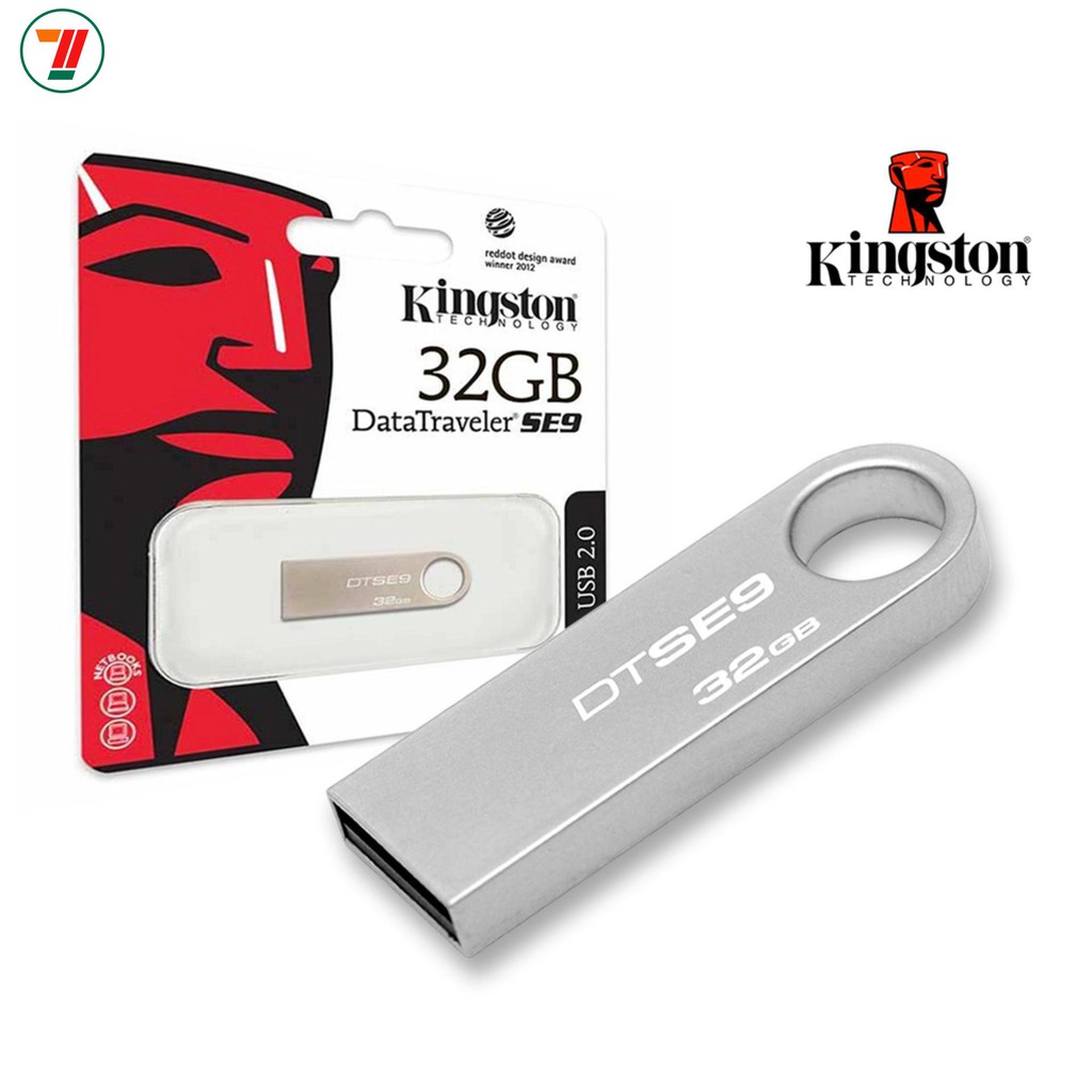 USB kjngston 32GB DTSE9 ( VỎ NHÔM / tặng otg usb)