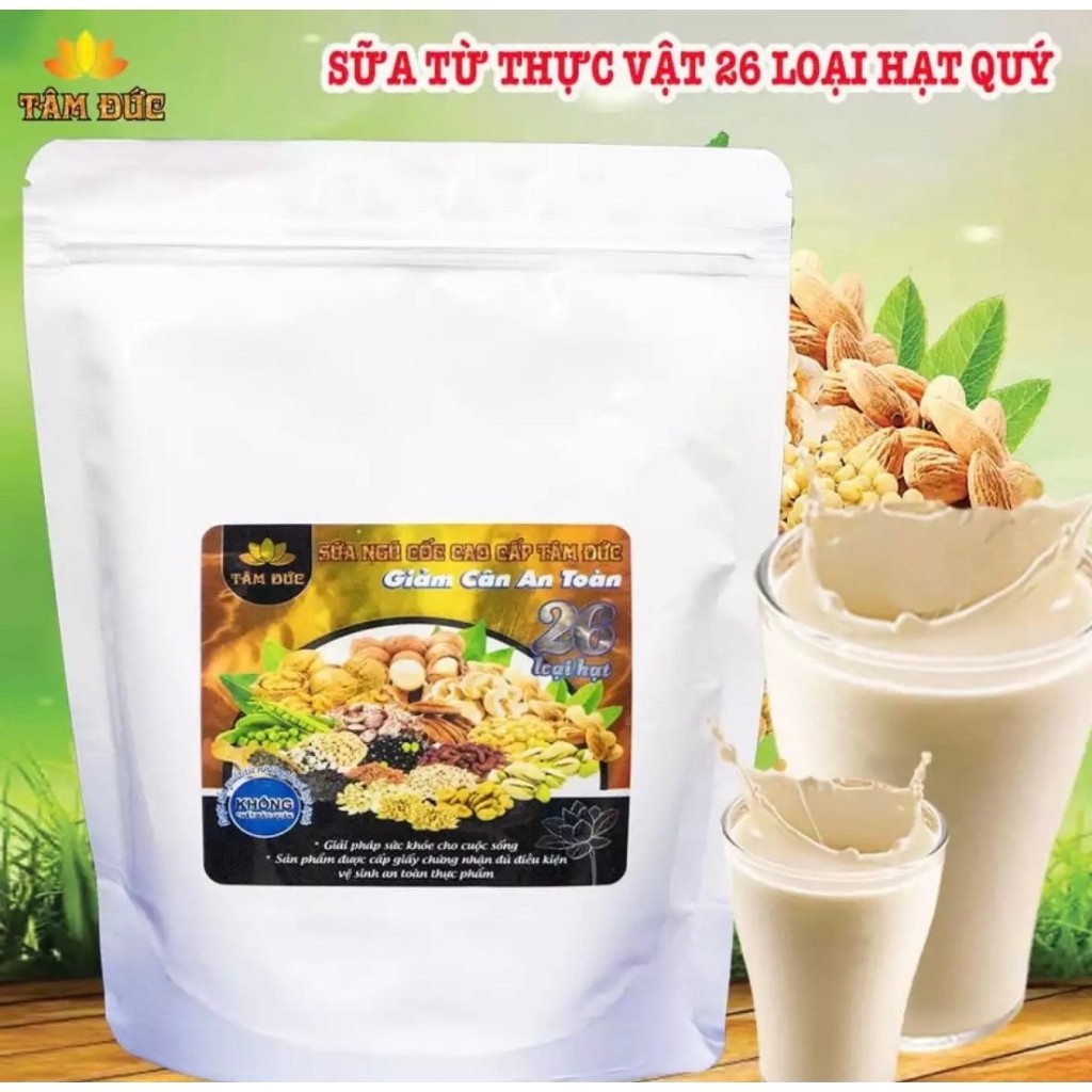 Ngũ Cốc Tâm Đức 26 Loại Hạt túi 500g- Gồm 4 Loại : Đặc Biệt;Tăng Cân;Giảm Cân;