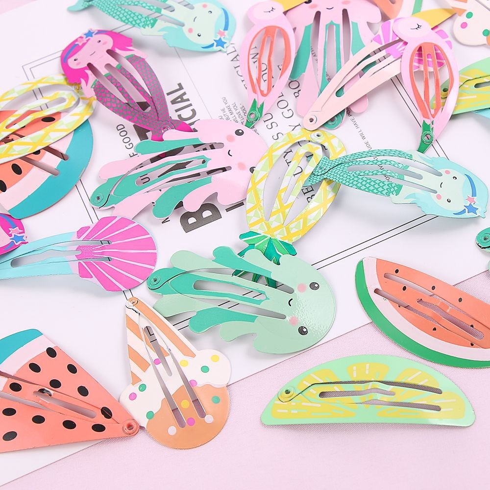 Set kẹp tóc trái cây mùa hè