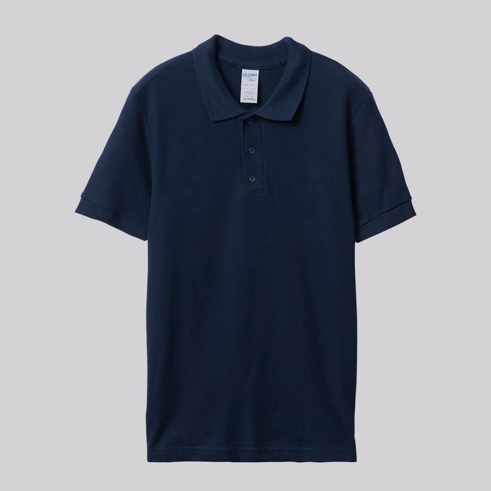 ÁO THUN POLO COTTON - XANH NAVY