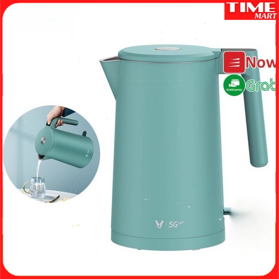 Ấm điện siêu tốc Xiaomi Viomi Fast Green YM-K1705 1800W 1.7L cao cấp chính hãng -[TIME_MART siêu thị tiện ích gia đình]