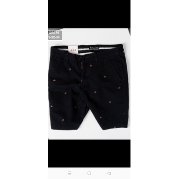 quần short nam dây kéo vải kaki mềm cao cấp