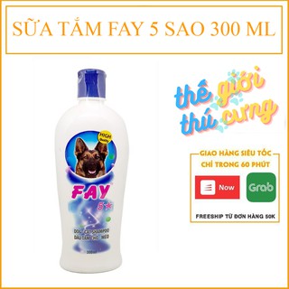 SỮA TẮM FAY 5 SAO 300 ML DÀNH CHO CHÓ