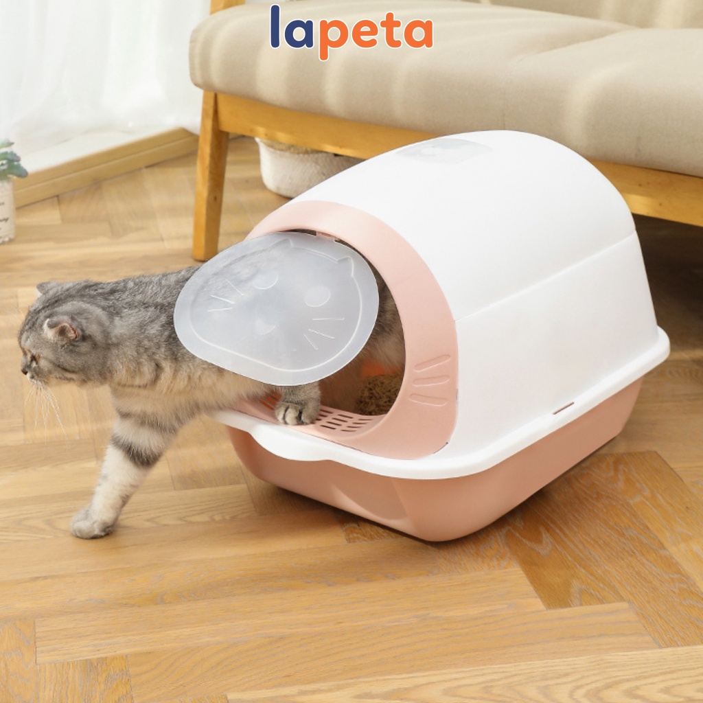 Nhà vệ sinh cho mèo size lớn, nhà cát cho mèo cỡ vừa mèo đi vệ sinh Maika Lapeta