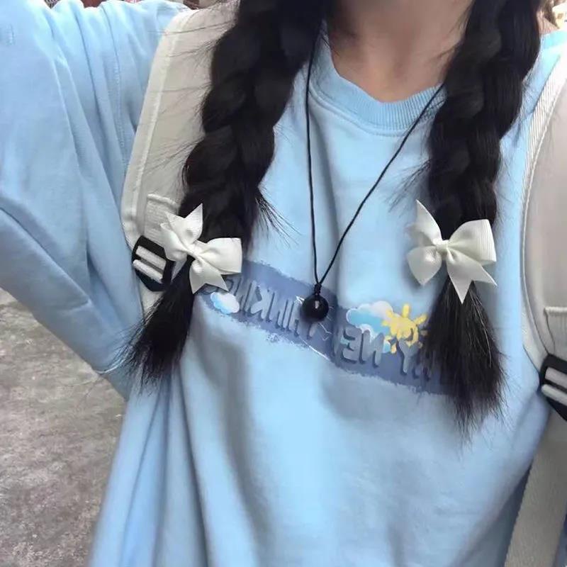 NRVP Áo Thun Nữ Dài Tay Cổ Tròn Thời Trang Hàn