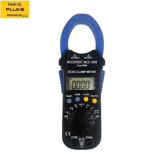 Acc - 206 ampe kìm đo điện đo dòng ac/dc 600a accutest acc 206