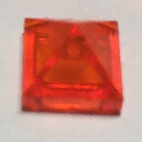 LEGO Gạch 1x1x2/3 45° Hình Chóp Màu Cam Chói Trong Suốt ID 6127035 22388