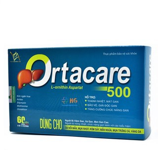 Giải độc gan Ortacare 500