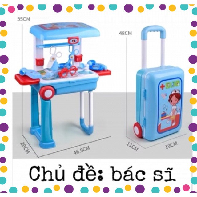 Bộ vali đồ chơi 6 chủ đề cho bébán chạy nhất shopee