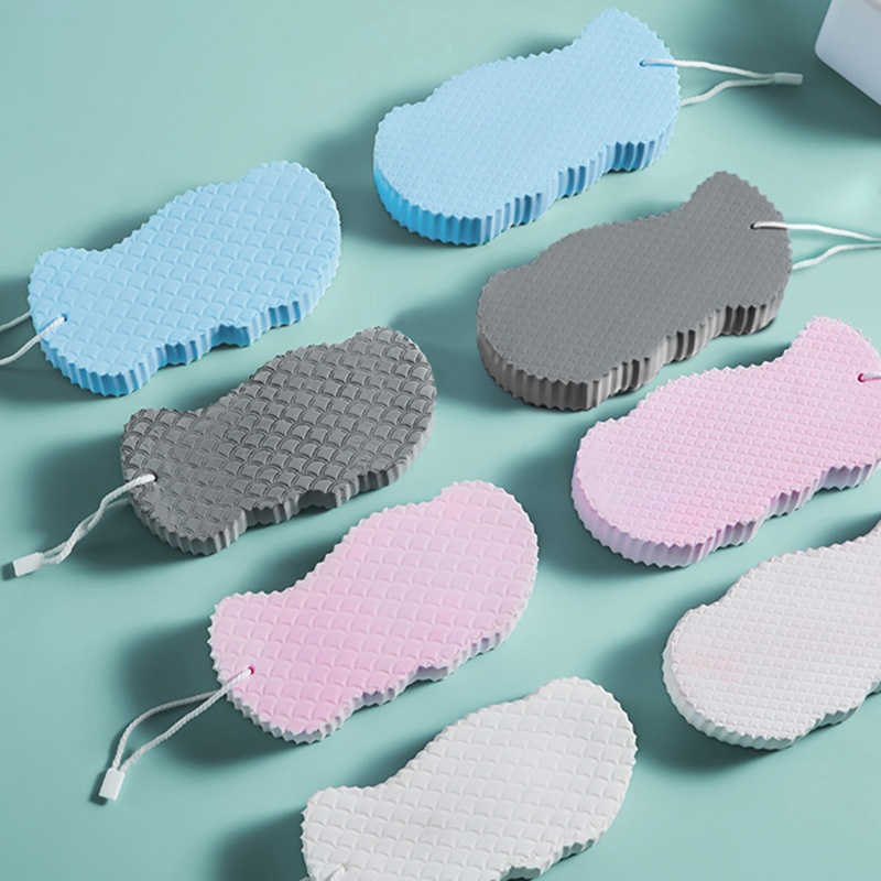 Set 2 Bông Tắm Tẩy Tế Bào Chết Làm Sạch Da