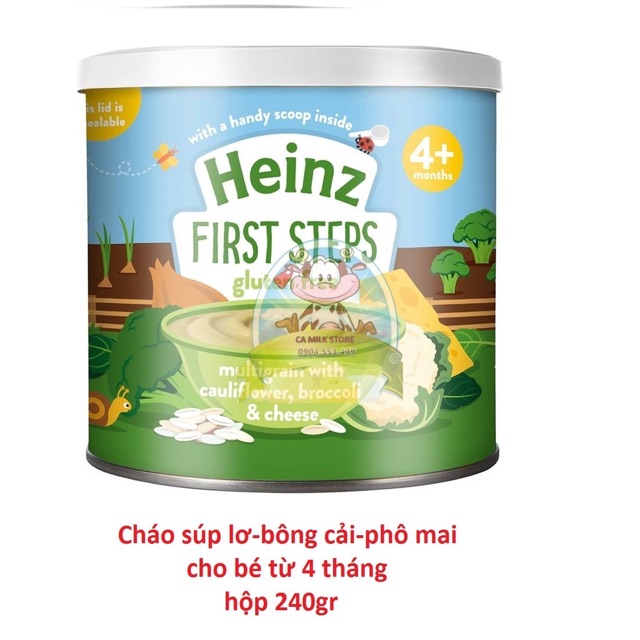 🍌[11/2021] Bột ăn dăm heinz hộp sắt - Uk