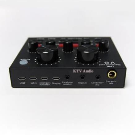 SOUND CARD V8 Chính hãng bản tiếng anh AUTOTUNE có BLUETOOTH âm thanh hay