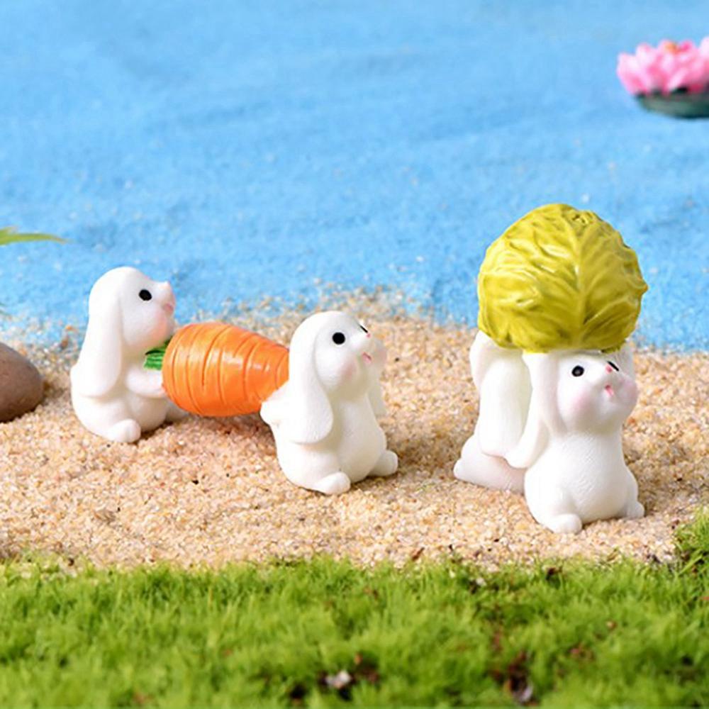 Set 1 / 7 Đồ trang trí Thỏ Hoạt Hình Đáng Yêu