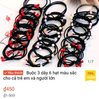Combo lô buộc tóc giá rẻ