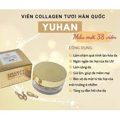 VIÊN COLLAGEN TƯƠI YUHAN - AMMUD MULTI VITA AMPOULE HÀN QUỐC 38 Viên-bi/tg