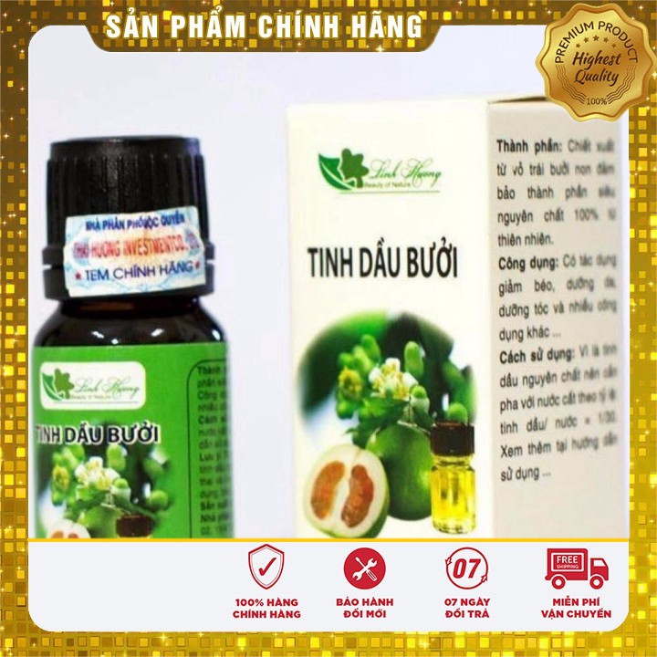 Tinh Dầu Bưởi Linh Hương Kích Thích Mọc Tóc