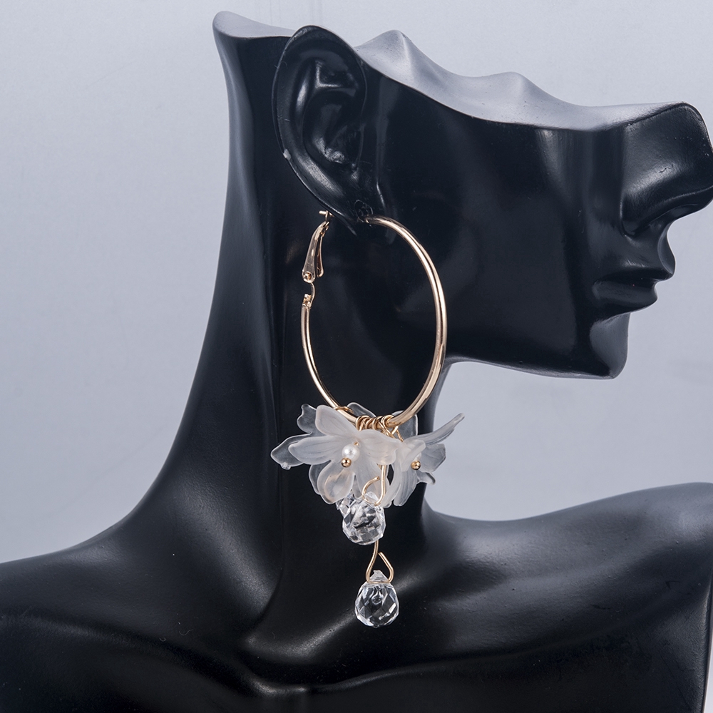 Cod Qipin Hoa tai dạng vòng phong cách Hàn Quốc thời trang cho nữ