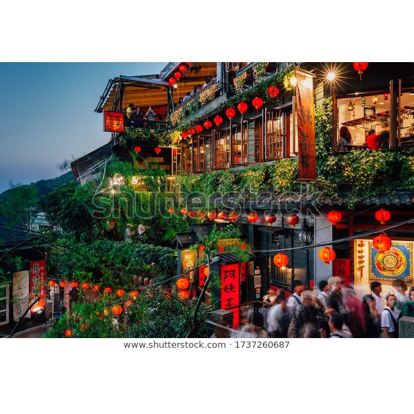 Tranh lụa 3d Hồng Kông Phố Cổ khổ lớn Kích Thước 1,5m x 2m HKPC03