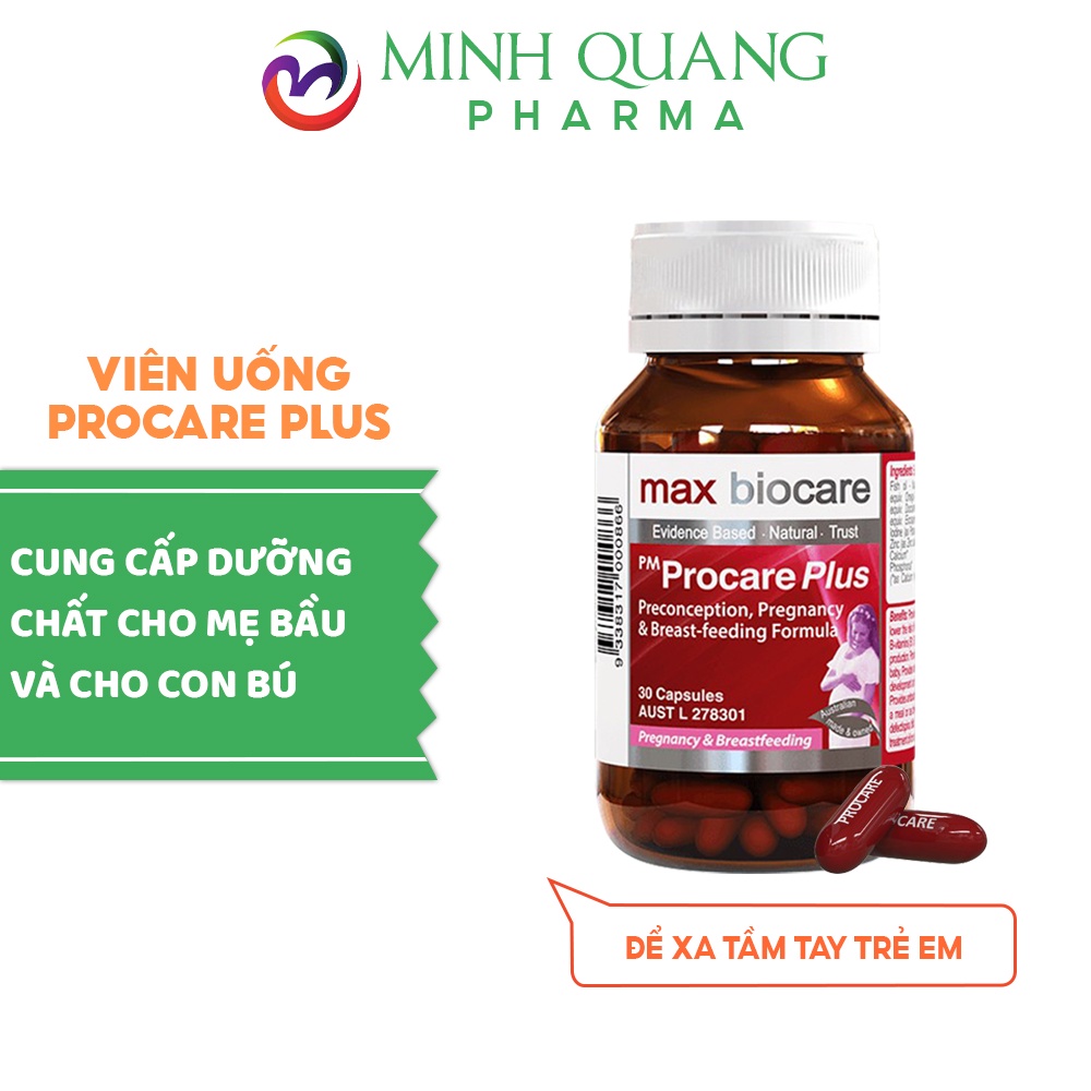 Viên uống PROCARE bổ sung vitamin và khoáng chất cho phụ nữ có thai và cho con bú