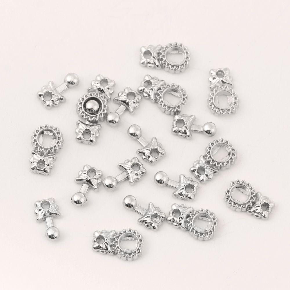 Set 10 Khóa Thắt Lưng Mini Bằng Kim Loại Chất Lượng Cao Dành Cho Búp Bê