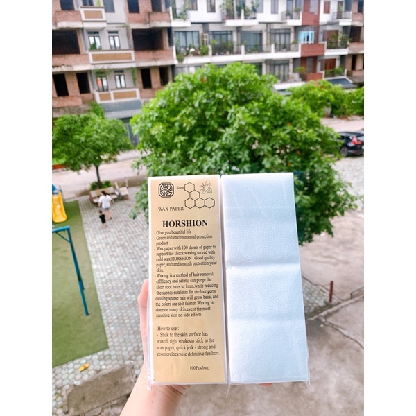 Giấy Wax Lông Nhám 100 tờ