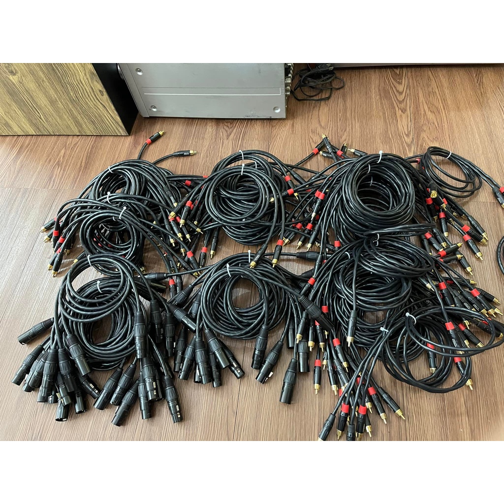 Dây AV Hitachi Nhật Xịn, Cặp Dây Tín Hiệu Âm Thanh 4 Đầu AV