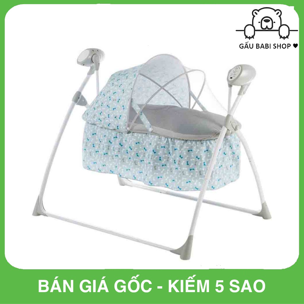 RẺ VÔ ĐỊCH !!! Nôi tự động cao cấp điều khiển từ xa, có nhạc Mastela mẫu mới SG237 chính hãng có bảo hành