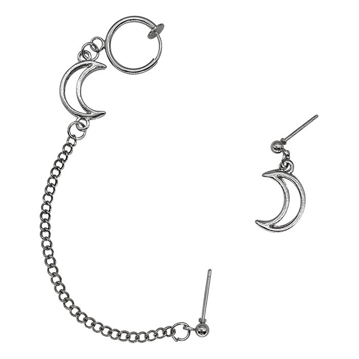 Đôi bông tai dành cho nữ hình trăng lưỡi liềm thời trang sành điệu