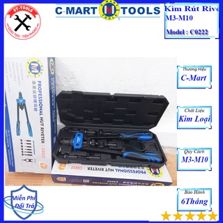 Kềm rút rive đinh tán ren ecu c-mart c0222 m3-m10 rẻ hơn hoàn tiền