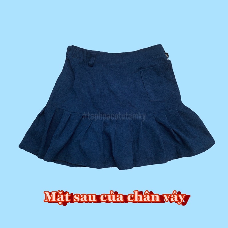 #taphoacotutamky #bestseller Chân váy Túi hộp gài nút lệch hông - Pocket Skirt | BigBuy360 - bigbuy360.vn
