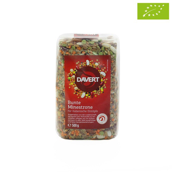 Hạt tổng hợp hữu cơ Davert Colorful Minestrone 500g