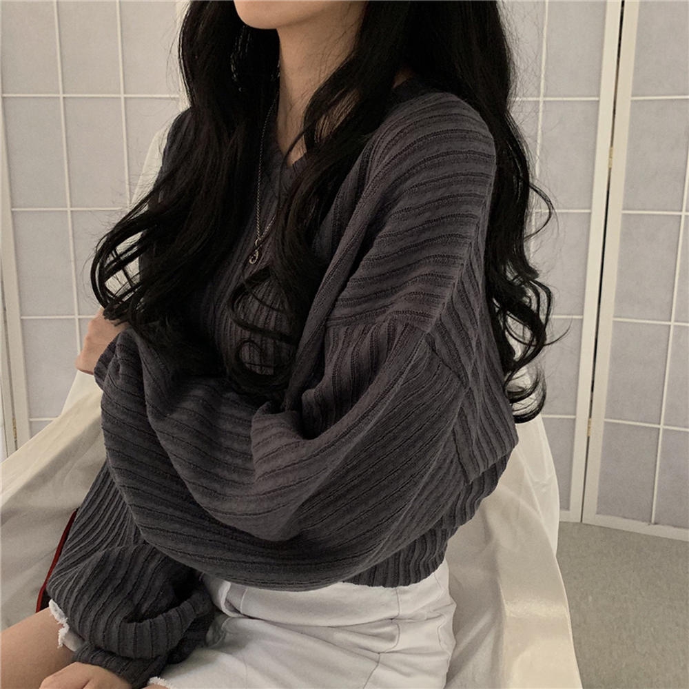 Áo sweater form rộng có sáu màu trẻ trung tùy chọn 32607 | BigBuy360 - bigbuy360.vn