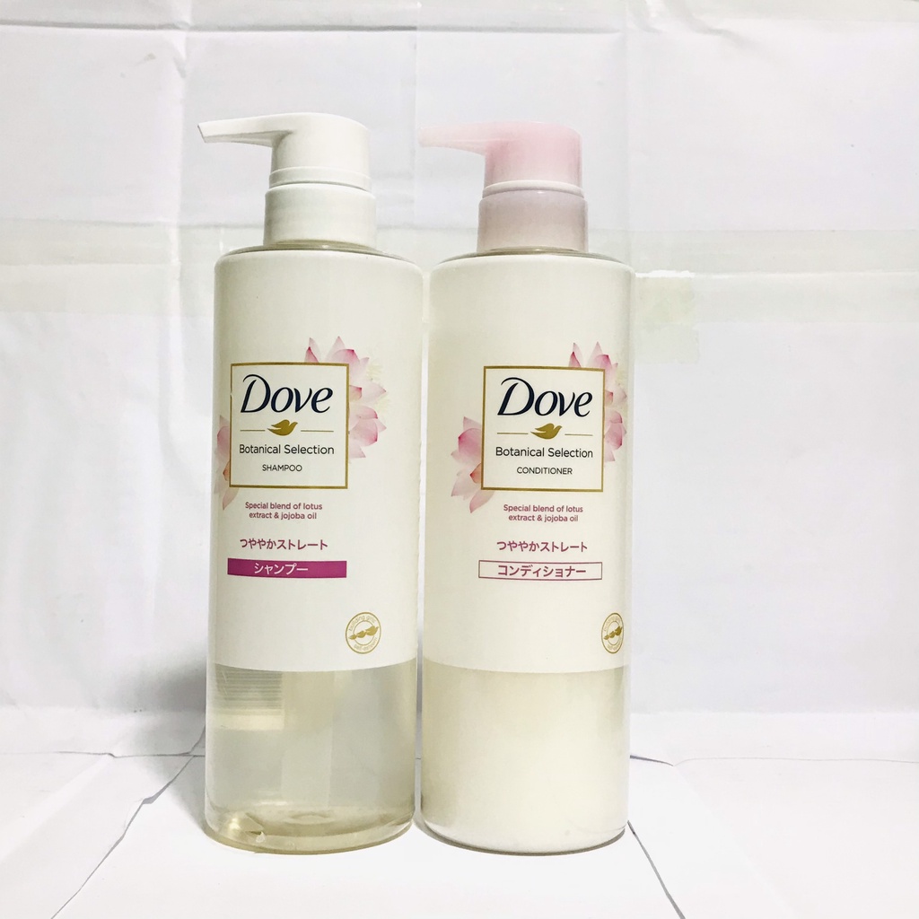 Dầu Gội Dove Nhật Mượt Tóc Chiết Xuất Hoa Sen &amp; Dầu Jojoba Dưỡng Tóc Mềm Mượt, Vào Nếp 500G