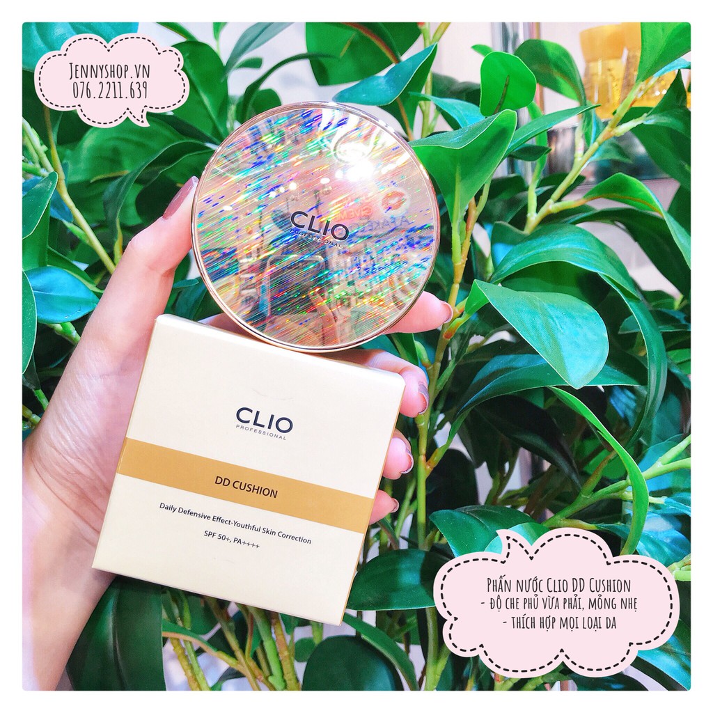 PHẤN NƯỚC CLIO DD CUSHION DAILY DEFENSIVE EFFECT-YOUTHFUL SKIN CORRECTION SPF50 PA++++ | BigBuy360 - bigbuy360.vn