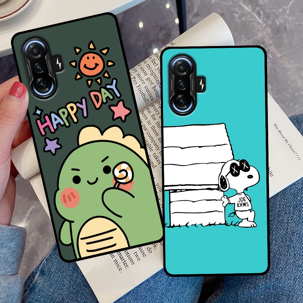 Ốp Xiaomi K40 Gaming / K40 / K40 Pro / K40 Pro Plus / K40 Pro+ in hình quả bơ, hươu, khủng long siêu dễ thương