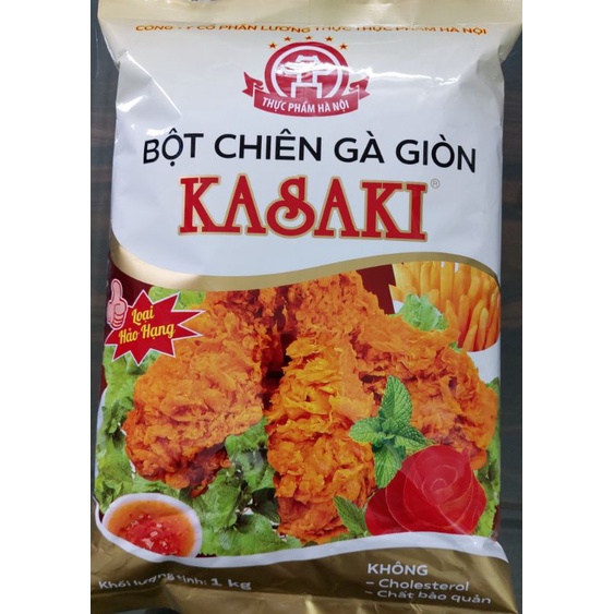 Bột chiên gà giòn KASAKI loại hảo hạng, bột chiên gà KFC gói 1kg