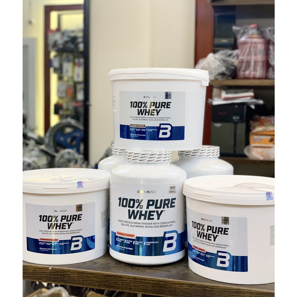 Sữa Tăng Cơ 100% Pure Whey BioTechUSA – 4Kg