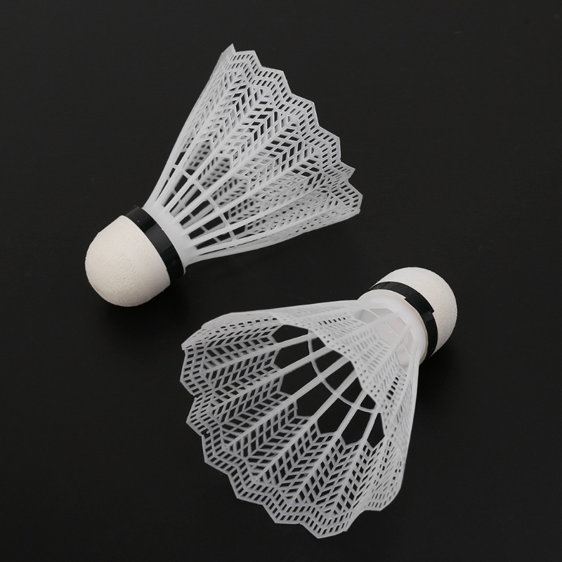 Set 12 Quả Cầu Lông Bằng Nhựa Màu Trắng Dùng Trong Nhà Và Ngoài Trời