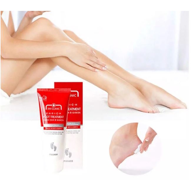 Kem Dưỡng Da Chân 3W Clinic Enrich Foot Treatment 100ml