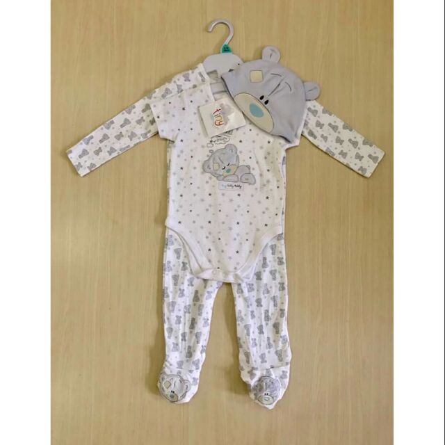 Set 3 chi tiết gấu Tiny bé trai