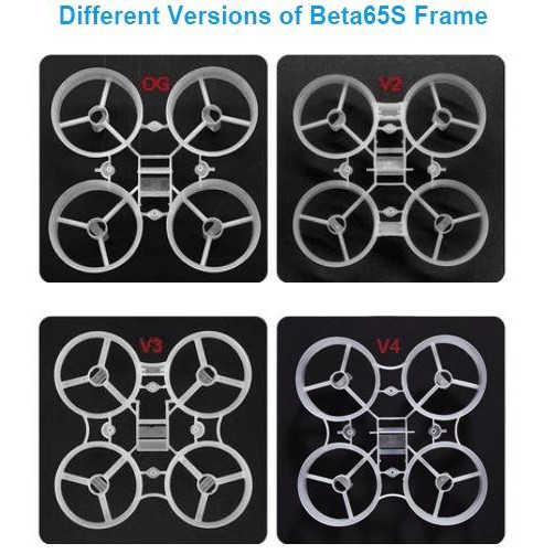 Beta 65S Clear Plastic Frame V4 | Orange | Nhập khẩu