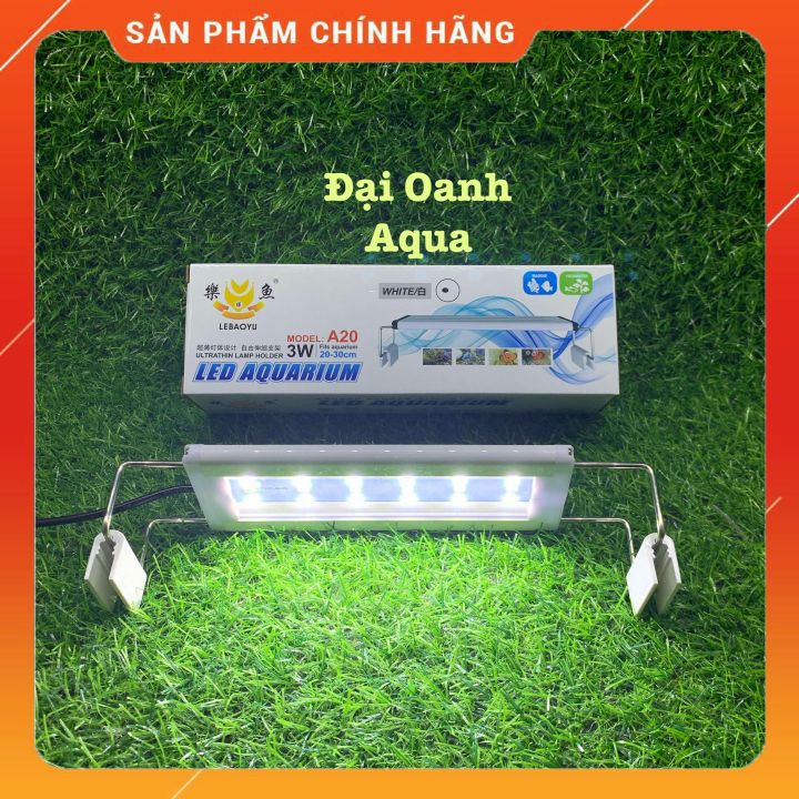 Đèn Led Aquarium Light 3 Chế Độ Màu Cho Bể Cá Cảnh, Bể Thủy Sinh 18cm đến 30 cm